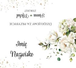 Winietki na stół Emilia  - wzór 6