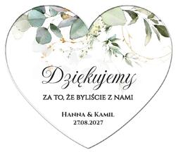 Magnesy z podziękowaniem Eukaliptus - wzór 1