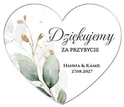 Magnesy z podziękowaniem Eukaliptus - wzór 2