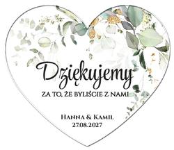 Magnesy z podziękowaniem Eukaliptus - wzór 3