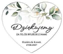 Magnesy z podziękowaniem Eukaliptus - wzór 6