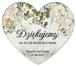 Magnesy z podziękowaniem Ariana2 - wzór 1