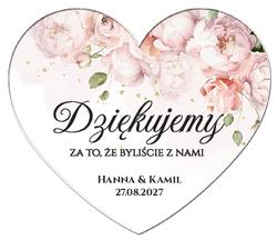 Magnesy z podziękowaniem Wera2 - wzór 1