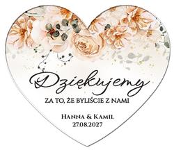 Magnesy z podziękowaniem Wera2 - wzór 3