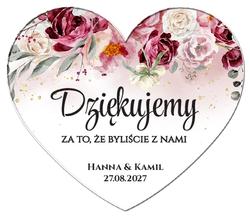 Magnesy z podziękowaniem Wera2 - wzór 4