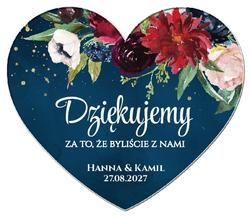 Magnesy z podziękowaniem Megan - wzór 2