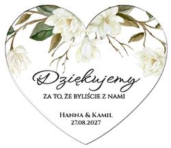 Magnesy z podziękowaniem Irma - wzór 8