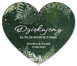 Magnesy z podziękowaniem Nikola - wzór 1