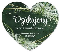 Magnesy z podziękowaniem Nikola - wzór 2