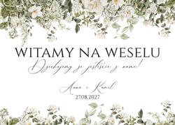 Tablica powitalna Eliza - wzór 1