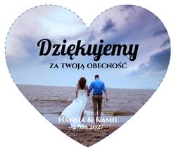Magnesy z podziękowaniem ze zdjęciem - wzór 2