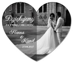 Magnesy z podziękowaniem ze zdjęciem - wzór 3