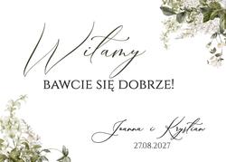 Tablica powitalna Eliza - wzór 3