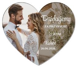 Magnesy z podziękowaniem ze zdjęciem - wzór 5