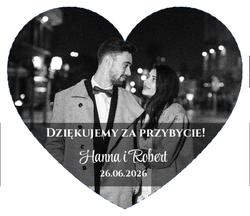 Magnesy z podziękowaniem ze zdjęciem - wzór 6