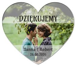Magnesy z podziękowaniem ze zdjęciem - wzór 7