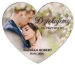 Magnesy z podziękowaniem ze zdjęciem - wzór 8