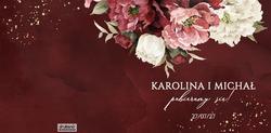 Zaproszenia Megan - wzór 4 prz&oacute;d