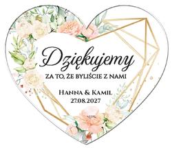 Magnesy z podziękowaniem Adela - wzór 3