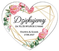 Magnesy z podziękowaniem Adela - wzór 4