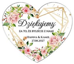 Magnesy z podziękowaniem Adela - wzór 5