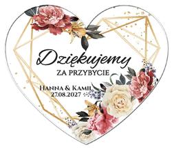 Magnesy z podziękowaniem Adela - wzór 7