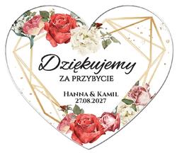 Magnesy z podziękowaniem Adela - wzór 9