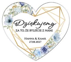 Magnesy z podziękowaniem Adela - wzór 12