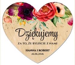 Magnesy z podziękowaniem Irma - wzór 6