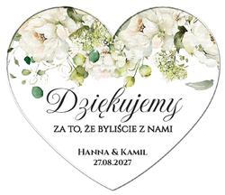 Magnesy z podziękowaniem Iris - wzór 1