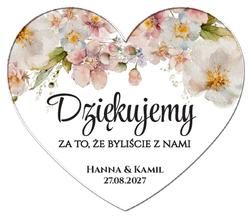 Magnesy z podziękowaniem Iris - wzór 2
