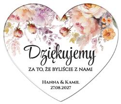 Magnesy z podziękowaniem Iris - wzór 3