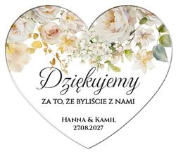 Magnesy z podziękowaniem Iris - wzór 5