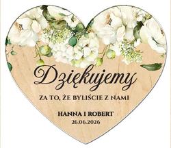 Magnesy z podziękowaniem Iris - wzór 1