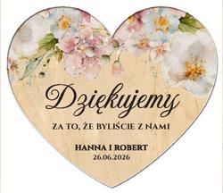 Magnesy z podziękowaniem Iris - wzór 2