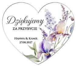 Magnesy z podziękowaniem Iris - wzór 7