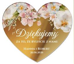 Magnesy z podziękowaniem Iris - wzór 2