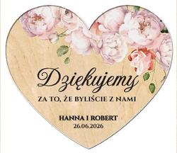 Magnesy z podziękowaniem Wera2 - wzór 1