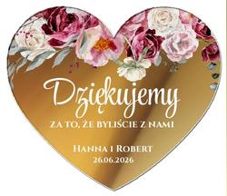 Magnesy z podziękowaniem Wera2 - wzór 4