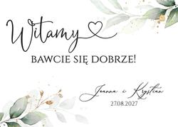 Tablica powitalna Eukaliptus - wzór 2