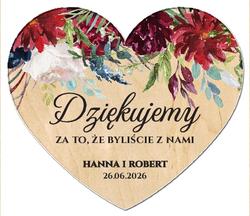 Magnesy z podziękowaniem Ariana2 - wzór 1