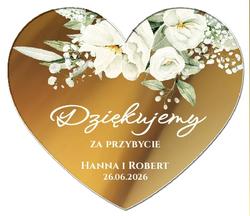 Magnesy z podziękowaniem Gipsówka - wzór 2