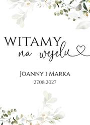 Tablica powitalna Eukaliptus - wzór 2