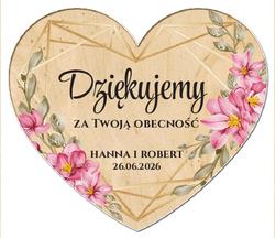 Magnesy z podziękowaniem Adela - wzór 1