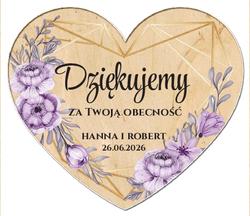 Magnesy z podziękowaniem Adela - wzór 2