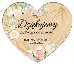 Magnesy z podziękowaniem Adela - wzór 3