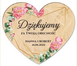 Magnesy z podziękowaniem Adela - wzór 4