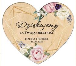 Magnesy z podziękowaniem Adela - wzór 8