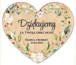 Magnesy z podziękowaniem Adela - wzór 15