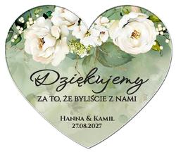 Magnesy z podziękowaniem Miriam i Julianna - wzór 2